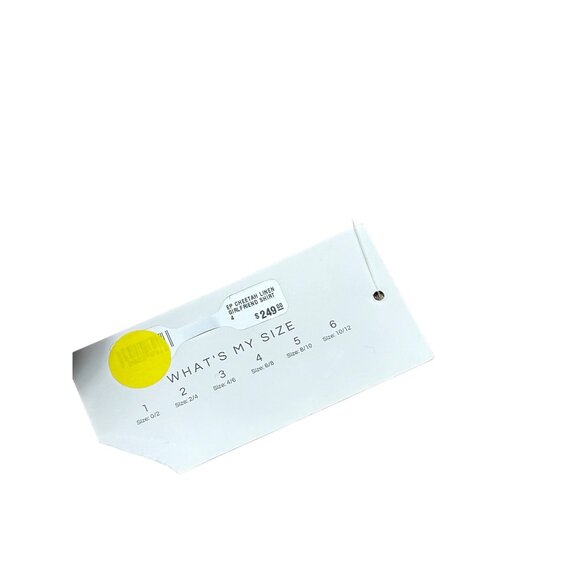 Emily Phillips Cheetah Girlfriend Button Down Linen Shirt Size 4 Made In USA - Picture 4 of 7